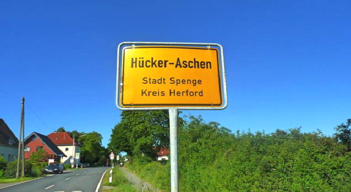 Eingangsschild Stadtteil Hcker-Aschen